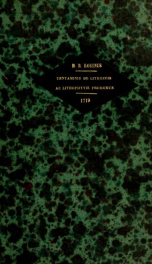 Tentaminis de lithozois ac lithophytis, olim marinis jam vero subterraneis, prodromus; sive, De stellis, marinis quondam, nunc fossilibus_cover