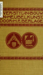 Over stijl in bouw- en meubelkunst_cover