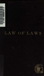 The law of laws_cover