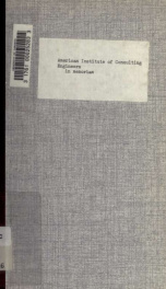 In memoriam. Alfred Nobel, President, American Institute of Consulting Engineers, 1913-1914. Unveiling memorial tablet by American Institute of Consulting Engineers, March 15, 1922 67_cover