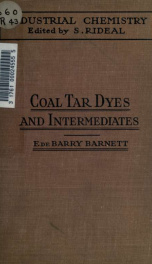 Coal tar dyes and intermediates_cover