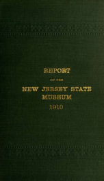 Annual report of the New Jersey State Museum 1910_cover