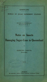 Bulletin / Division of Entomology, Bureau of Sugar Experiment Stations, Queensland no. 3_cover