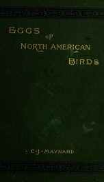 Eggs of North American birds;_cover