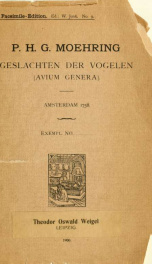 Geslachten der vogelen_cover