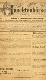 Insektenbörse jahrg. 28 1911_cover