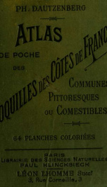 Atlas de poche des coquilles des côtes de France (Manche, océan, Méditerranée) communes, pittoresques ou comestibles_cover