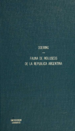 Apuntamientos sobre la fauna de moluscos de la República Argentina_cover