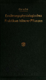 Ernährungsphysiologisches Praktikum der höheren Pflanzen_cover