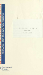Research needs 1990-1995_cover