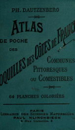 Atlas de poche des coquilles des côtes de France (Manche, océan, Méditerranée) communes, pittoresques ou comestibles_cover