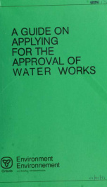 A guide on applying for the approval of water works_cover