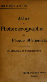 Atlas de photomicrographie des plantes médicinales_cover