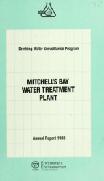 Drinking water surveillance program annual report. Mitchell's Bay Water Treatment Plant._cover