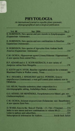 Phytologia v.88 no.2 2006_cover