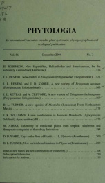 Phytologia v.86 no.3 2004_cover