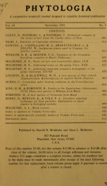 Phytologia v.49 no.5 1981_cover