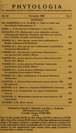 Phytologia v.65 no.5 1988_cover