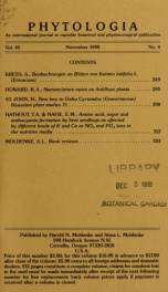 Phytologia v.65 no.4 1988_cover