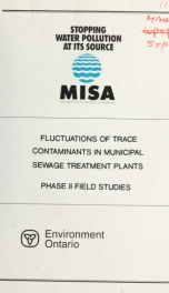 Fluctuations of trace contaminants in municipal sewage treatment plants_cover