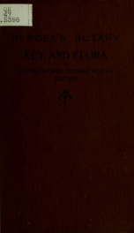 Bergen's botany : key and flora : Northern and Central States ed._cover