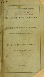 Fishes of New Zealand. Catalogue, with diagnoses of the species_cover