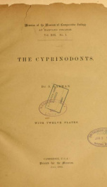 The cyprinodonts_cover