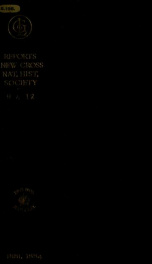 Report of the New Cross Microscopical and Natural History Society 9, 12_cover