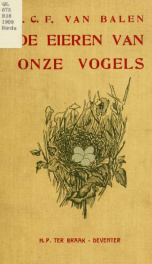 De eieren van onze vogels_cover