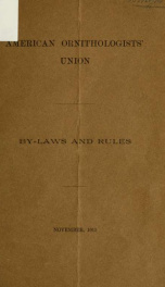 By-laws and rules_cover