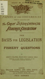 The basis for legislation on fishery questions_cover