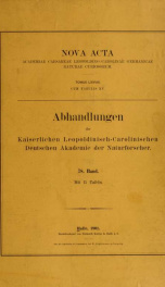 Nova acta Academiae Caesareae Leopoldino-Carolinae Germanicae Naturae Curiosorum 78.Bd. (1901)_cover