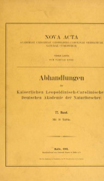 Nova acta Academiae Caesareae Leopoldino-Carolinae Germanicae Naturae Curiosorum 77.Bd. (1901)_cover