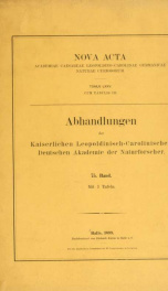 Nova acta Academiae Caesareae Leopoldino-Carolinae Germanicae Naturae Curiosorum 75.Bd. (1899)_cover