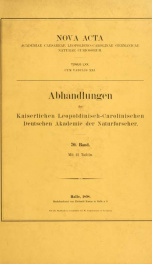 Nova acta Academiae Caesareae Leopoldino-Carolinae Germanicae Naturae Curiosorum 70.Bd. (1898)_cover