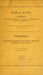 Nova acta Academiae Caesareae Leopoldino-Carolinae Germanicae Naturae Curiosorum 44.Bd. (1883)_cover