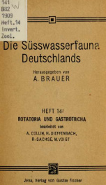 Die Süsswasserfauna Deutschlands : eine Exkursionsfauna Heft 14_cover