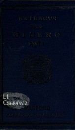 Extracts from Cicero, narrative and descriptive; 01_cover