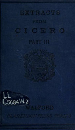Extracts from Cicero, narrative and descriptive; 03_cover