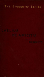 Laelius de amicitia;_cover