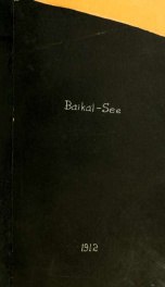 Wissenschaftliche Ergebnisse einer zoologischen Expedition nach dem Baikal-See unter Leitung des Professors Alexis Korotneff in den Jahren 1900-1902 Lfg 5_cover