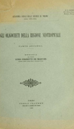 Gli oligocheti della regione neotropicale : memoria pt. 2_cover