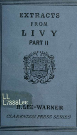 Extracts from Livy; 02_cover