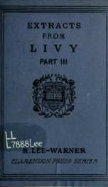 Extracts from Livy; 03_cover