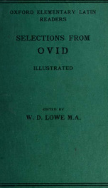 Selections from Ovid;_cover