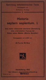Historia septem sapientum; 1_cover