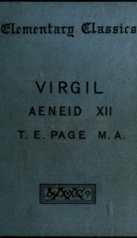 Aeneidos Liber XII;_cover