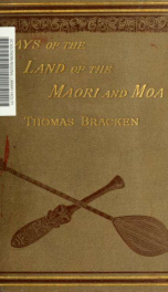 Lays of the land of the Maori and Moa_cover