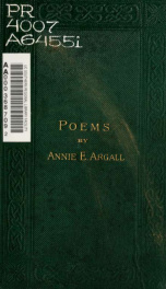 The inspiration of song, and other poems_cover