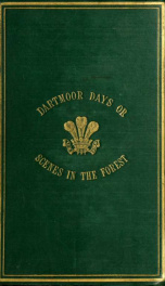 Dartmoor days; or, Scenes in the forest: a poem_cover